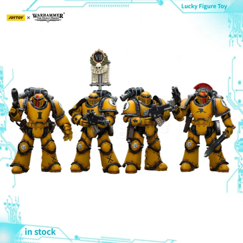

【Original】JOYTOY 1/18 Action Figure Warhammer 40K Imperial Fists Mkill Tactical Legionaries Model Toy Gifts