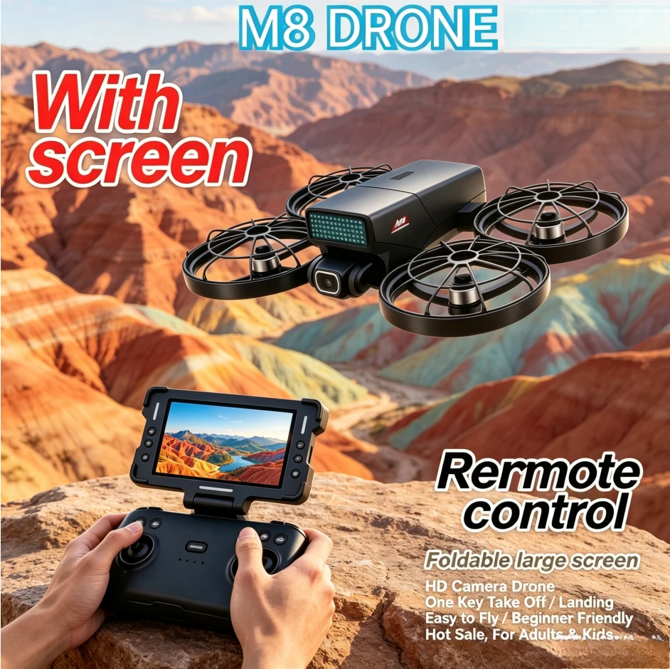 original-m8-gps-foldable-rc-quadcopter-with-screen-remote-control-8k-dual-5g-fpv-brushless-optical-flow-obstacle-avoidance-drone