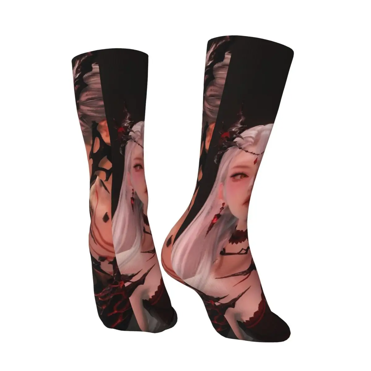 Liebe und Deepspace Strümpfe gedruckt Gothic Socken Herbst Anti Slip Socken Frauen Männer Laufen Sport atmungsaktive Socken