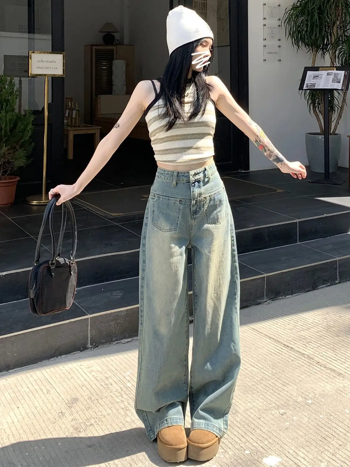 Одежда для женщин, расклешенные джинсы с низкой посадкой, тренажерный зал, фитнес, тренировки, спортивная активная женская одежда, джинсовая модная удобная дышащая одежда