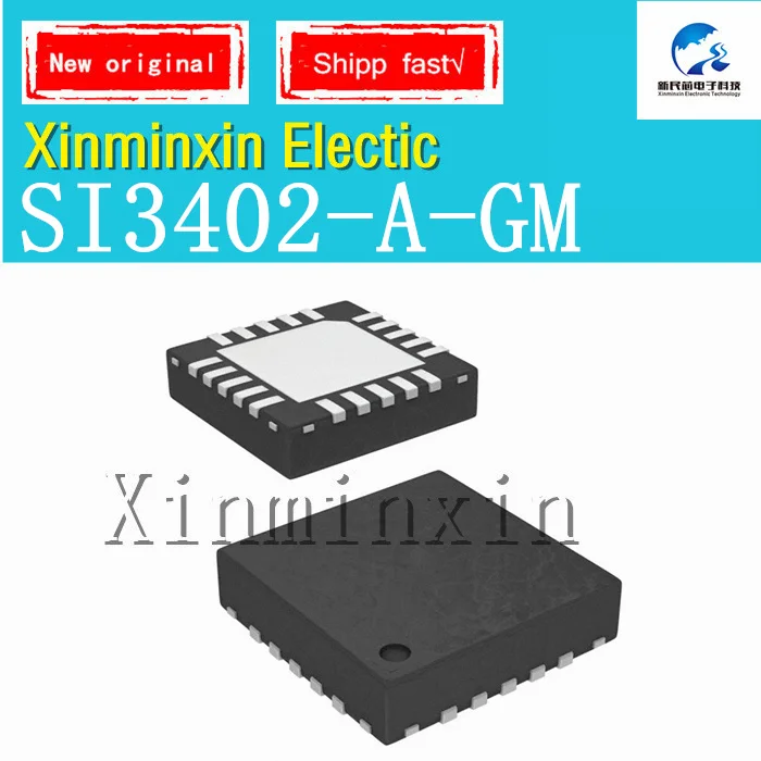 1PCS/LOT SI3402-A-GM  SI3402 GM QFN-20 IC Chip 100% New  Original In Stock