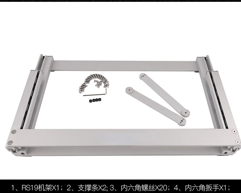 Rs19 Serie Studio Audio Rack Studio verstellbarer Winkel Desktop Rack