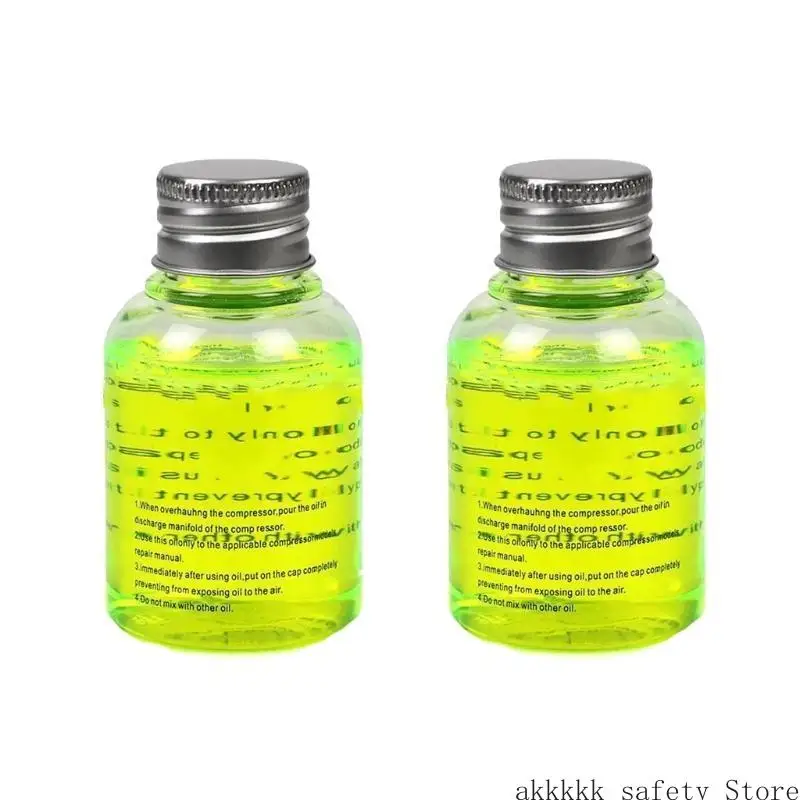 XXFF التيار المتناوب وكيل اختبار التسرب الفلورسنت صبغ حقنة نوع 60 مللي تركيز عال مكيف الهواء السيارات كاشف تسرب #4