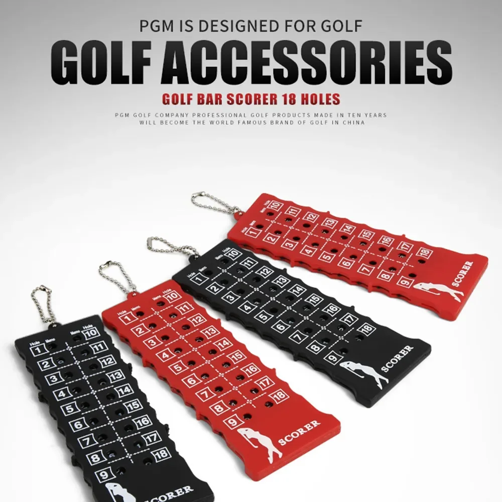 PGM-Golf tiro Stroke Counter Clicker Keychain, Keeper placar profissional, 18 buracos, jogo, esportes