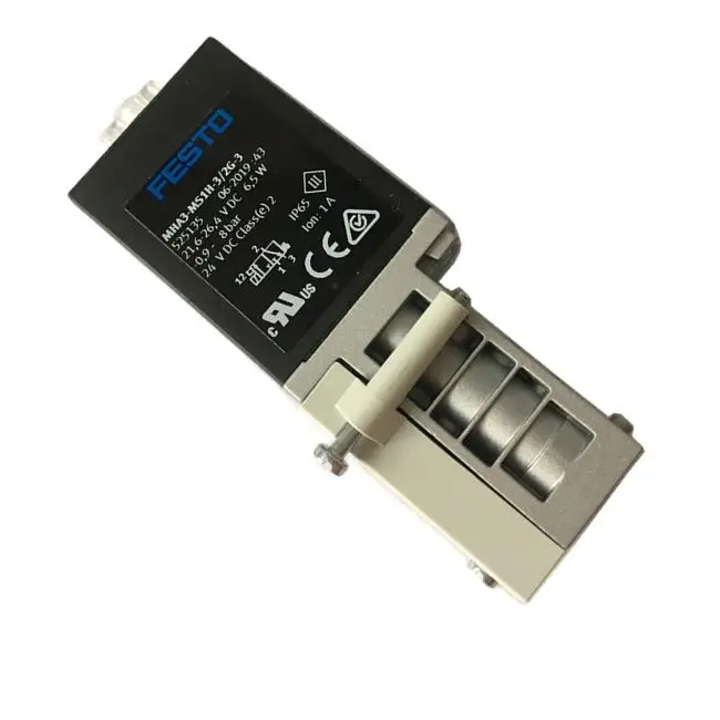 

FESTO dual electric solenoid valve MHA3-MS1H-3 2G-3 525135 spot