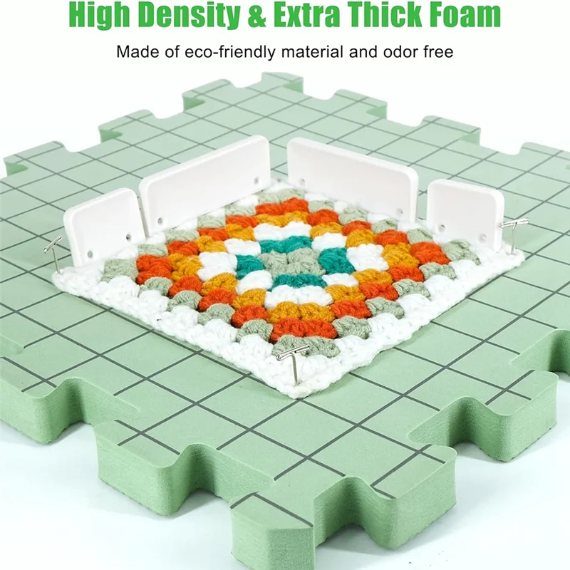 

ABRB-пенопластовые блокирующие коврики, комплект удлинителей для вязания, толстые точные блокирующие доски с Т-образными штифтами, замена вязания крючком своими руками