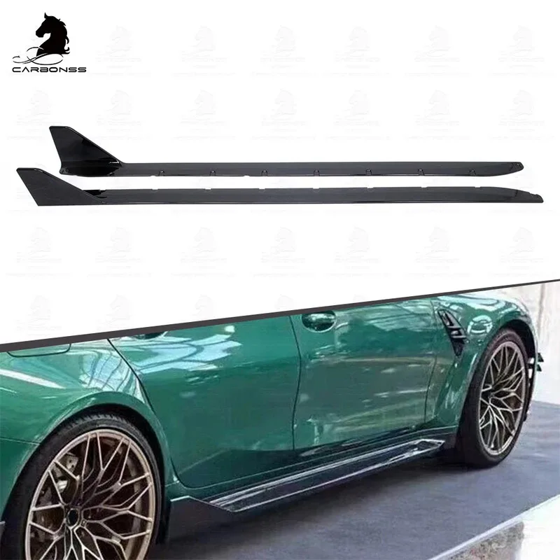 ABS أسود لامع كامل الجسم أطقم G80 G82 G83 M3 M4 المنافسة 2021+