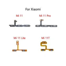 Botão de energia interruptor de volume botão mudo de ligar/desligar cabo flexível para xiaomi mi 11 lite 5g 11t pro