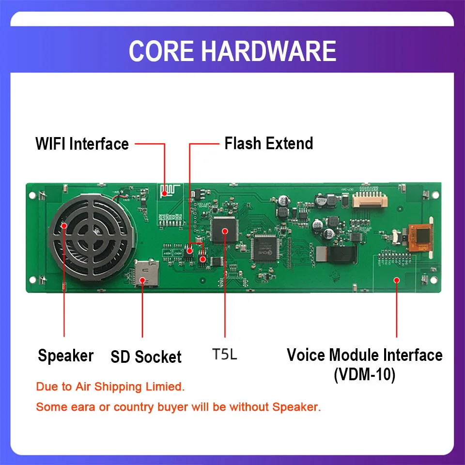 Dwin T5L HMI Intelligent Display, DMG19480C088_03W 8.88" IPS 1920X480 LCD Module Screen Resistive Capacitive Touch Panel