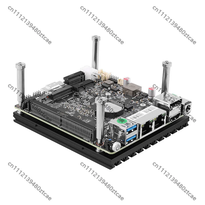 Kit de carte mère NAS N100 N305 avec 7 emplacements M.2 NVMe DDR5, double Ethernet 2.5G, ensemble d'accessoires pour serveur de stockage