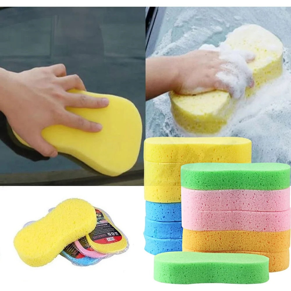 

Car Washing Sponges High-density Large Honeycomb 8-shaped Sponges Car Detailing Cleaning Waxing Tools Auto Cleaning Accessories