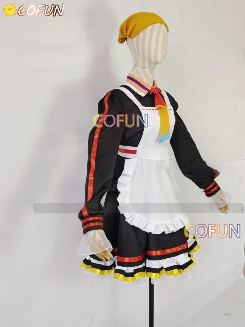 COFUN [Customized] Game Blue Archive Aikiyo Fūka Cute Style Maid Dress Cosplay Costume Halloween Outfits Women Clothing New