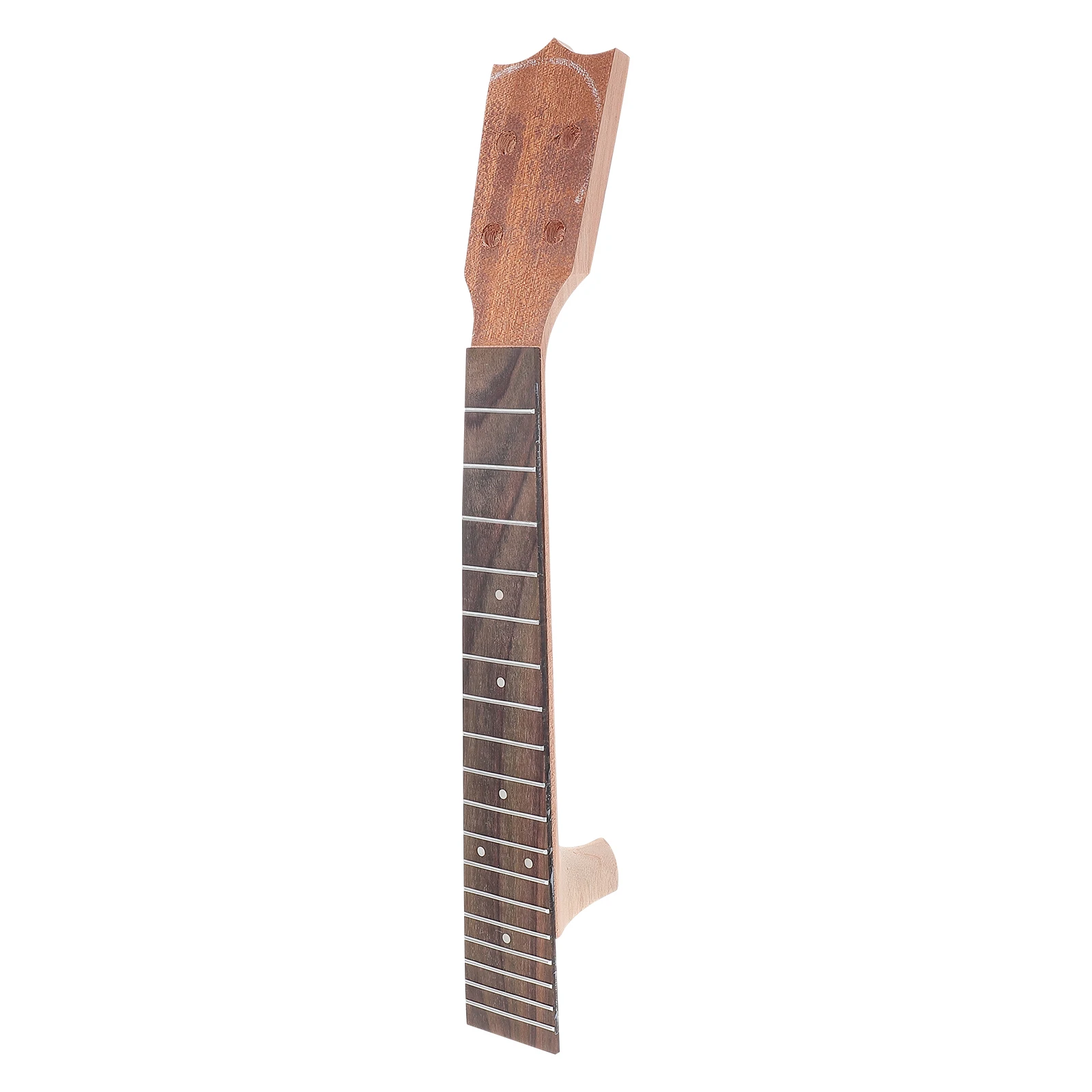 

Ukulele Neck Okoume Wood Durable Practical Simple Accessories Replacement Practical Fingerboard Parts