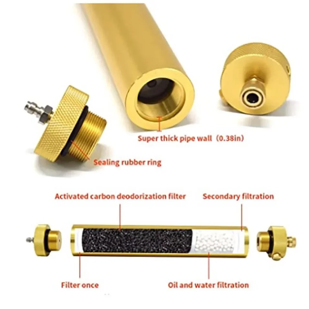 

40Mpa high pressure air pump diving bottle breathing pump pressure activated carbon filter oil and water separator