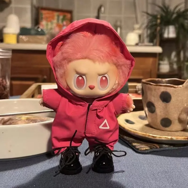 فقط الملابس ل V1 V2 V3 Labubu المأكولات البحرية لعبة الجندي دمية زي الدراما الكورية اكسسوارات الديكور اللعب هدايا عيد الميلاد #5