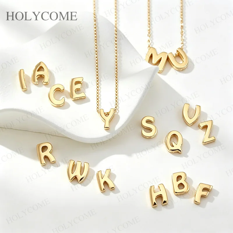 Minimalistische Initialen A-Z Buchstaben-Halskette für Frauen und Männer Alphabet S925 Silber Ketten Schmuck Einzigartiges Geburtstagsgeschenk Großhandelspreis – Detail 2