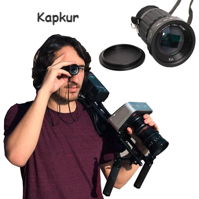 Kapkur Professional Camera Viewfinder VD-11X Micro Director's HD Viewfinder Scene Telescopie Design  37mm Standard Filter Thread