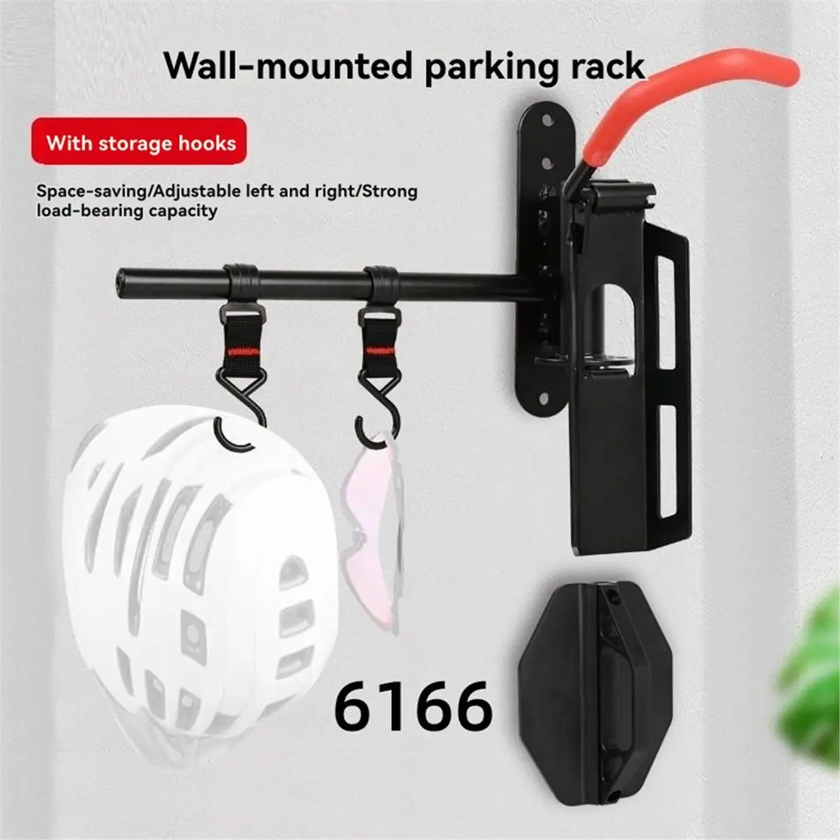 

(AD10) Swivel Bike Wall Mount, Bike Hangers for Garage, Vertical Bike Rack, Sturdy Bike Storage Rack