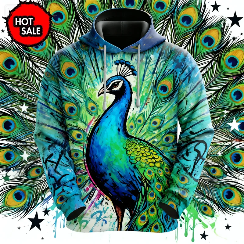 

Hot-sale Fashion Animal Graffiti 3D Graphic Hoodies Men Women Funny Design Sweatshirt Harajuku Oversized Hoodie Y2k Clothes
