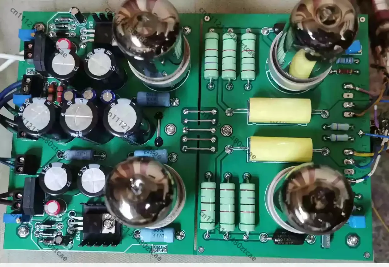 4p1s-direct-heating-tube-preamp-diy-pcb-kit-stereo-audio-amplifier-complete-parts-no-vacuum-tube-transformer