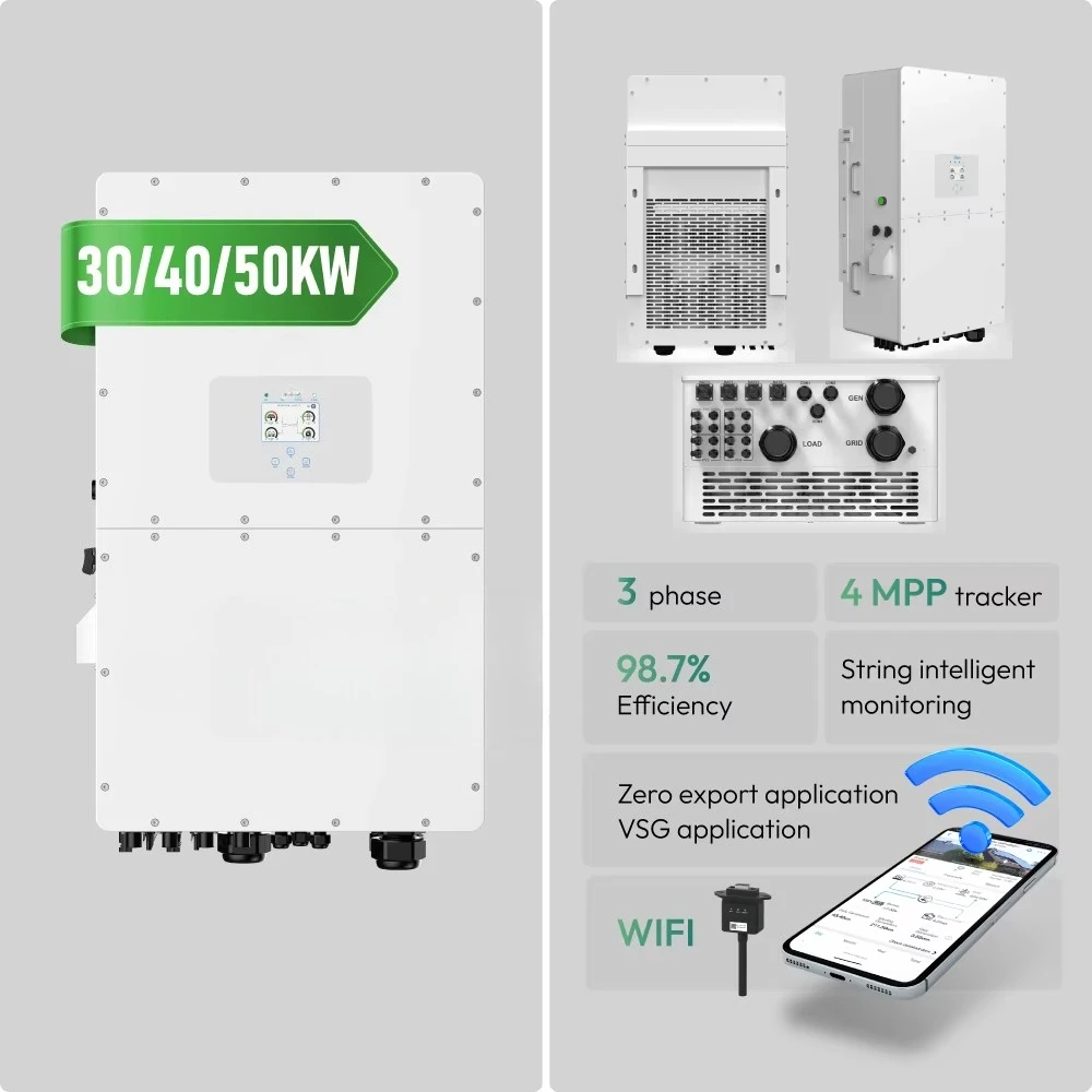 deye All in One Hybrid Solar Energy Storage System 20kw 30kw 30 kw Complete off Grid Solar Energy System with Lithium Battery