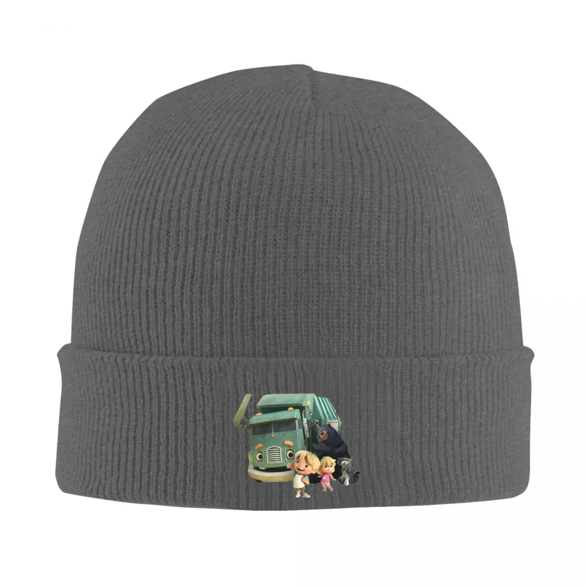 Trash Truck Netflix Warm Knitted Cap Hip Hop Bonnet Hat Autumn Winter Outdoor Beanies Hats for Unisex Adult