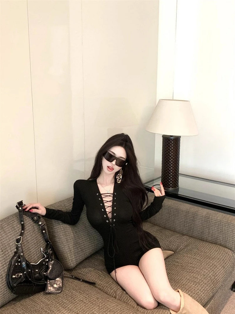 Sexy Bla uitgehold pak met riem voor dames Afslankend of Sle Commute Lage taille of broek Rechte snit Winter ...