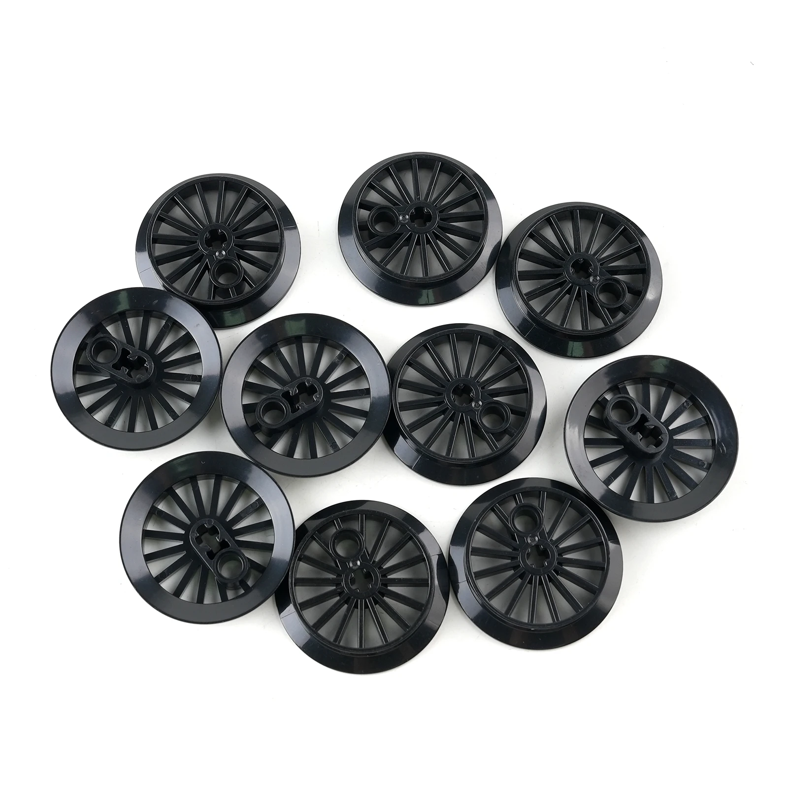 10PCS/20PCS 85557 Train Wheel MOC Building Blocks Parts Railway Car 85489 Assemble Particle Puzzle Small Bricks Toys Accessories view 2