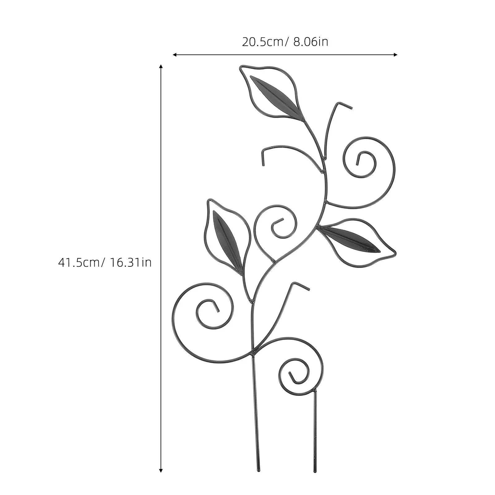 Creative Leaf Iron Plant Climbing Trellis Indoor Garden Support For Vines Monstera Houseplant Metal Wire Potted Frame Space