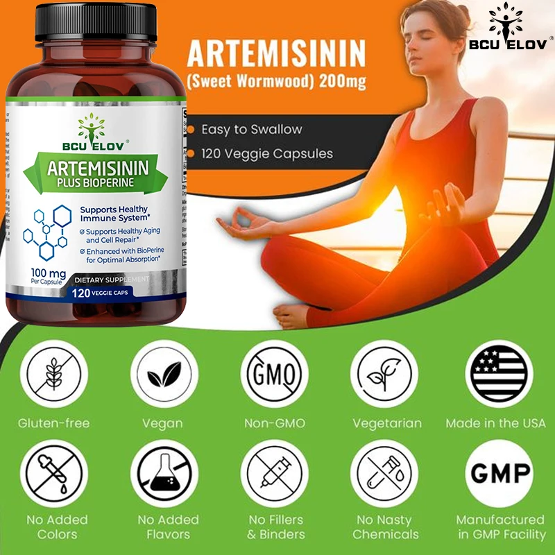 Natural Artemisinin Extract Supplement - Enhances The Human Immune System, Helps with Anti-aging and Healthy Cell Repair