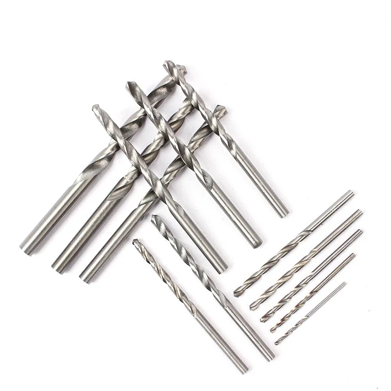 10Pcs Micro HSS Twist Drill Bits 1 1.5 2 2.5 2.8 3 3.2 3.5 4 4.5 5 mmStraight Shank Auger Bits for Electrical Drill Optional