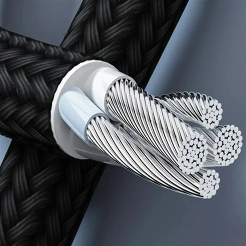 New-6A 고속 충전 듀얼 포트 Type-C 분배기 충전 케이블 전원 장치 코드 전원 공급 TYPE-C+TYPE-C 장치