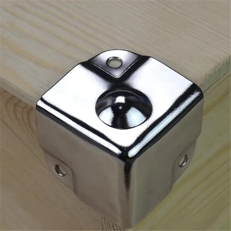 Iron Corner Protectors Silver Style Metal Box Corners Decorative Wooden Case Corner Cover Case Box Corners Brackets Furniture