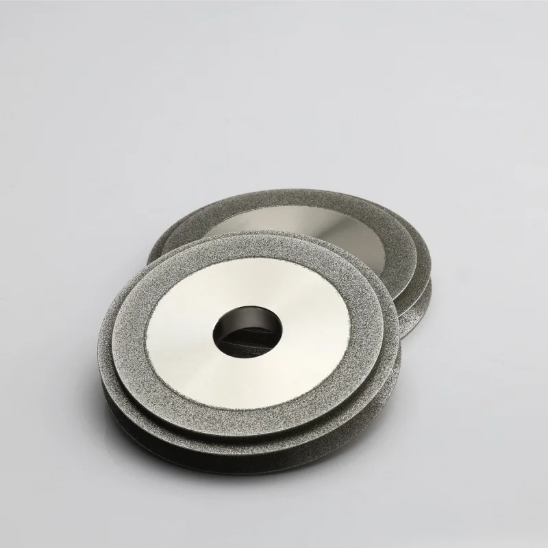 Diamond Grinding Wheel Electroplated E12SDC220W with 18mm Hole 80mm Outer Diameter for Precision Grinding