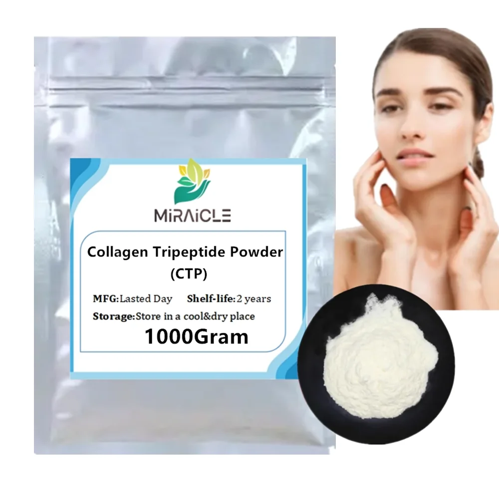 

Cosmetic Raw Material 50-1000g Collagen Tripeptide Powder, Skin Whitening High Quality