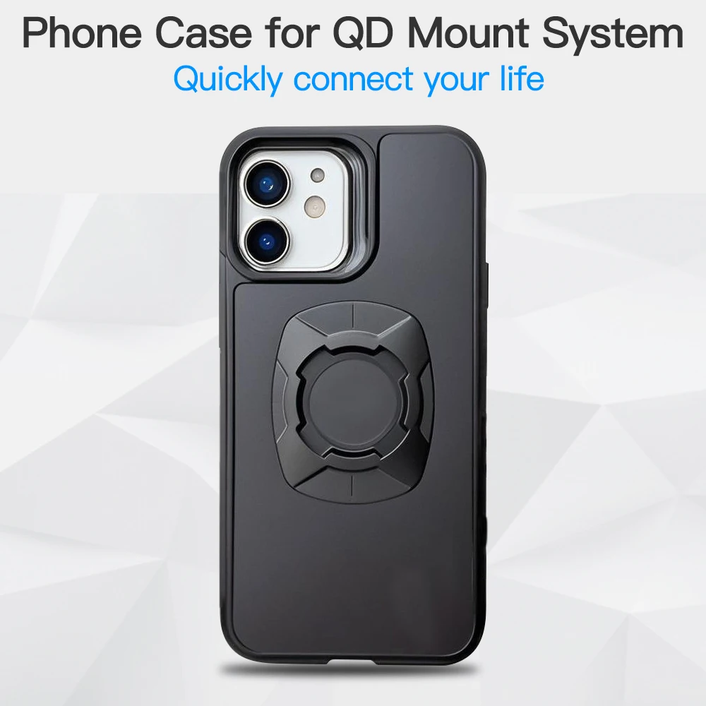 Twsit Lock Phone Case Holder MotorCycle Bicycle iPhone case Quick Lock Fit for Quad System Phone Mount/Holder 14 15 16 Pro Max