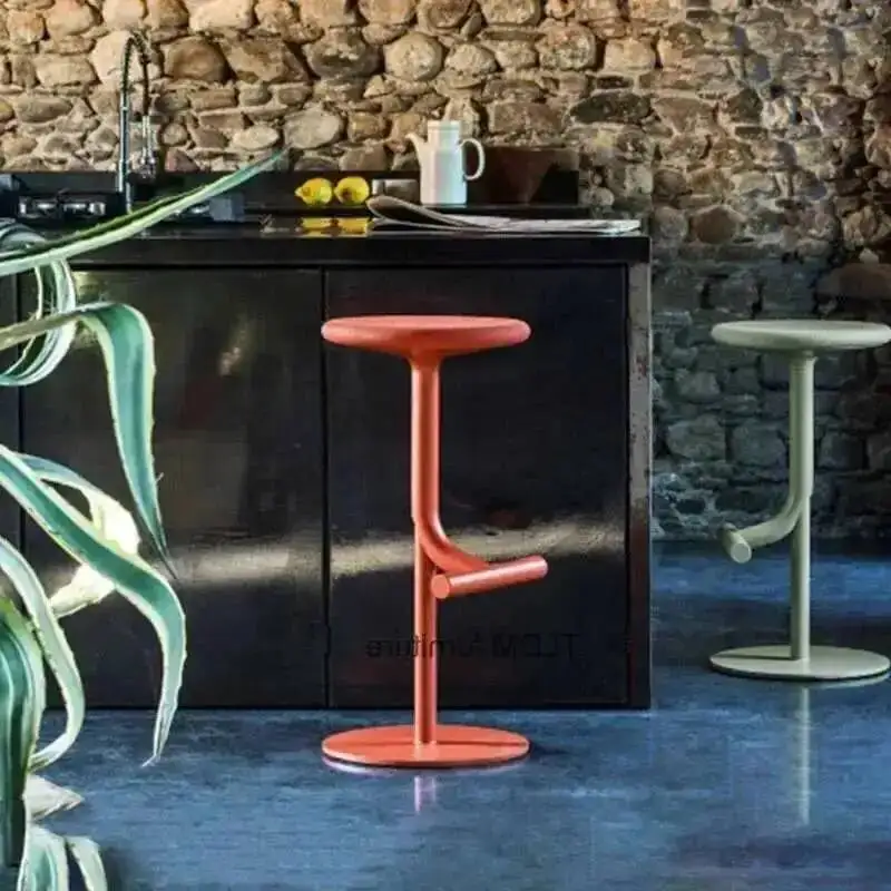

Современные барные стулья для кафе и ресторанов: американские, скандинавские, в стиле молочный шик, из легкого железа, роскошные, для дома, для стойки ресепшн, круглые табуреты