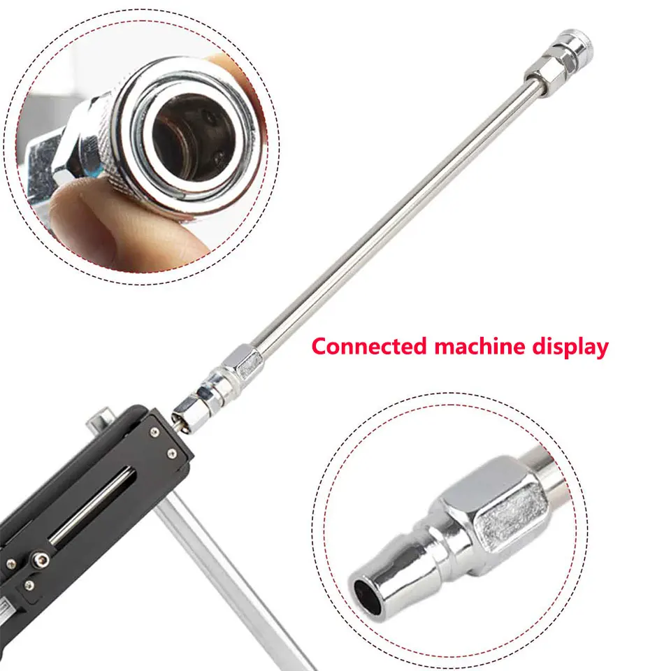 Vac U Lock Spring Extension tube for Reciprocating Linear Actuator Parts with Quick Connector Linear Actuator Attachments End