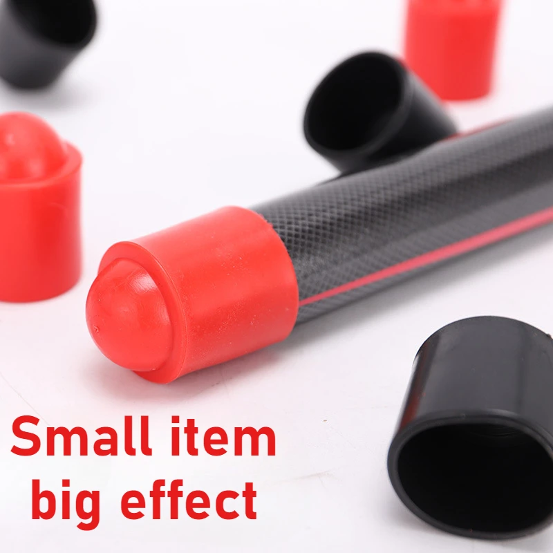 

10 шт., защитные чехлы для хвоста бильярдной палки, противоизносные, расширенный срок службы, практичный инструмент для обслуживания, резиновый клуб для настольного тенниса