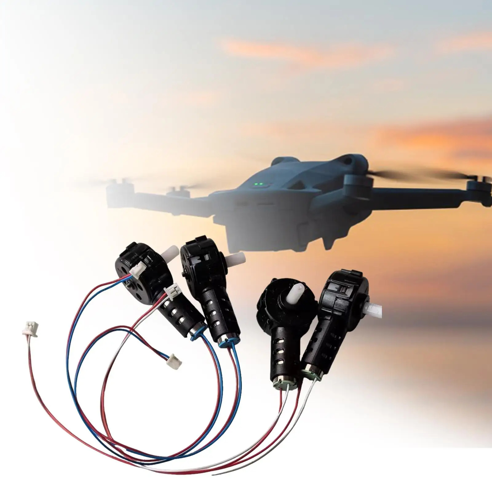 

4Pcs Motor Parts Drone Accessories Accessory Modification Engines with Base RC Drone Spart Parts for P1 K3 E99Pro P8 E525