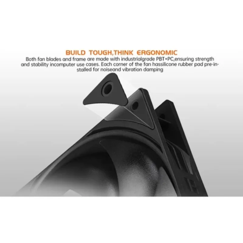 Thermalright TL-P12 1/3/5 PCS CPU-ventilator 120 mm behuizing Stille 4PIN PWM Computer Stille ventilator 1500 RPM snelheid Desktop CPU-koelventilator