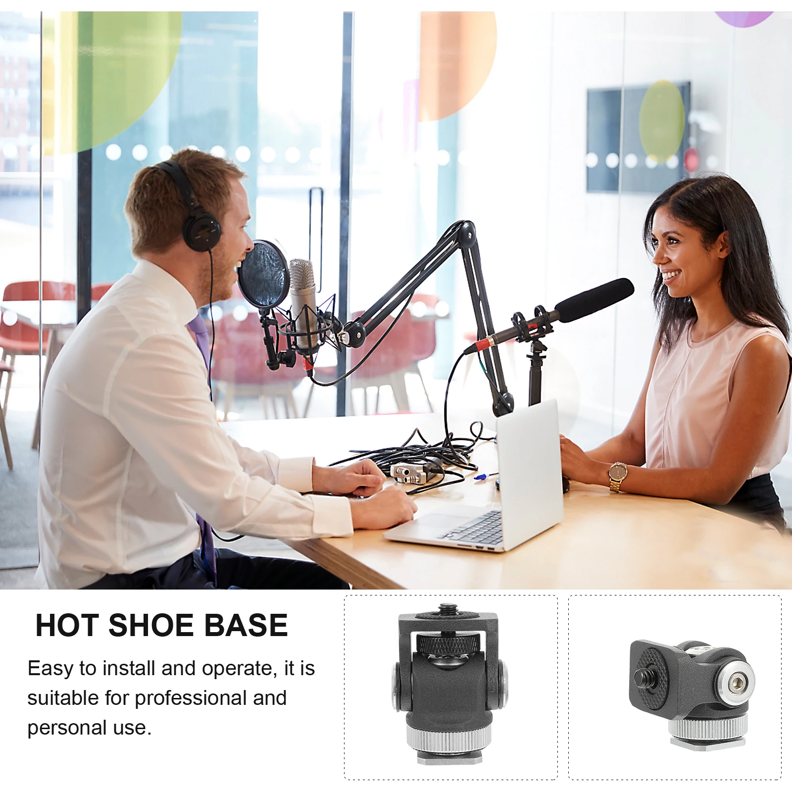 

Mini Gadget Rotatable Adapter Camera Tripod Mount Aluminum Alloy Head Shoe Ball