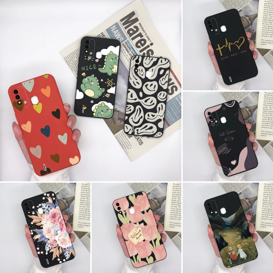For Itel Vision 2S 2Plus 3 Case Cover Funny Pattern Soft Silicone Anti Slip Phone Shell For Itel Vision2S 2 Plus Vision3 Bumper