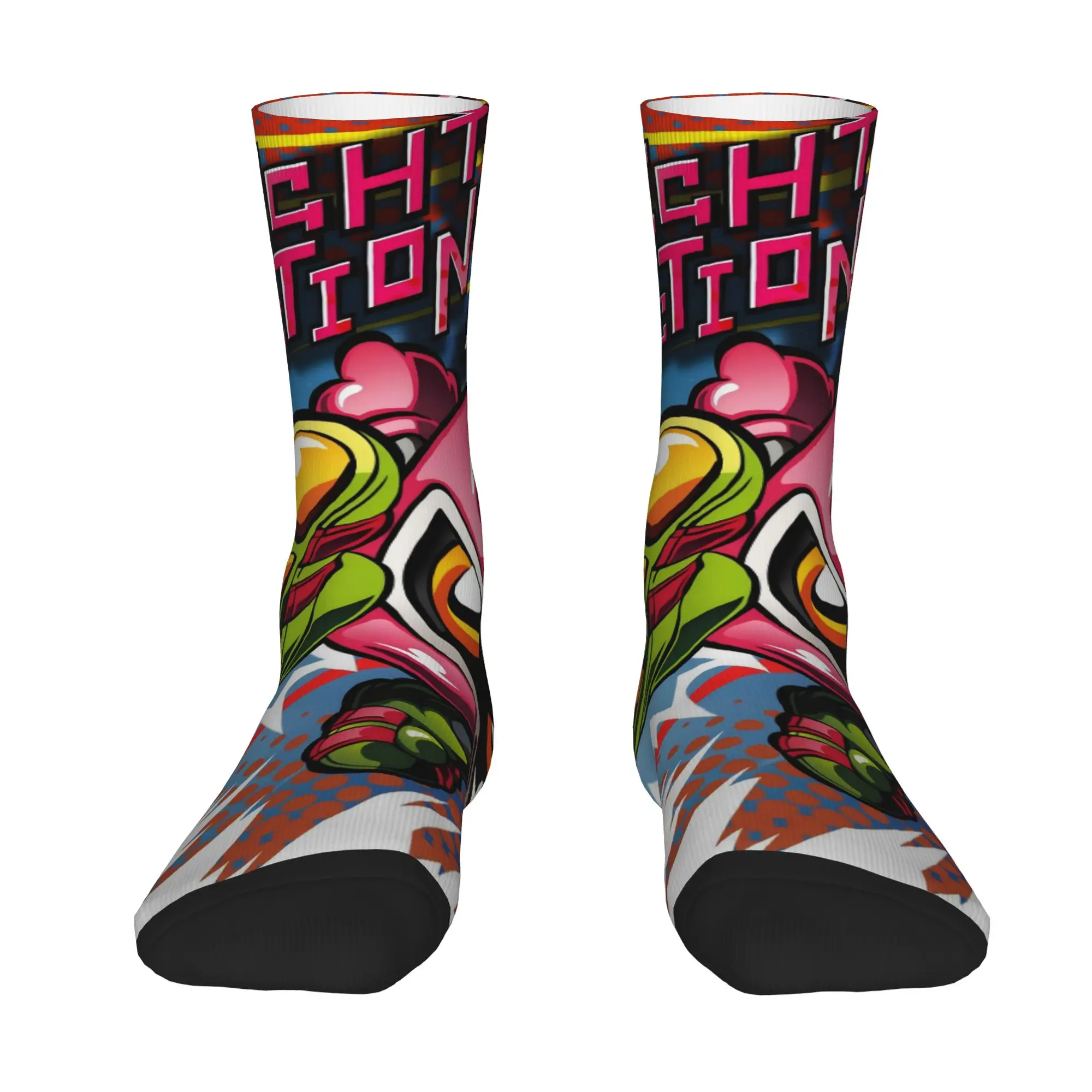 Funny Sock BANDAI Kamen Rider 37 Hip Hop Seamless Pattern Printed Men Socks Casual Men's Socks