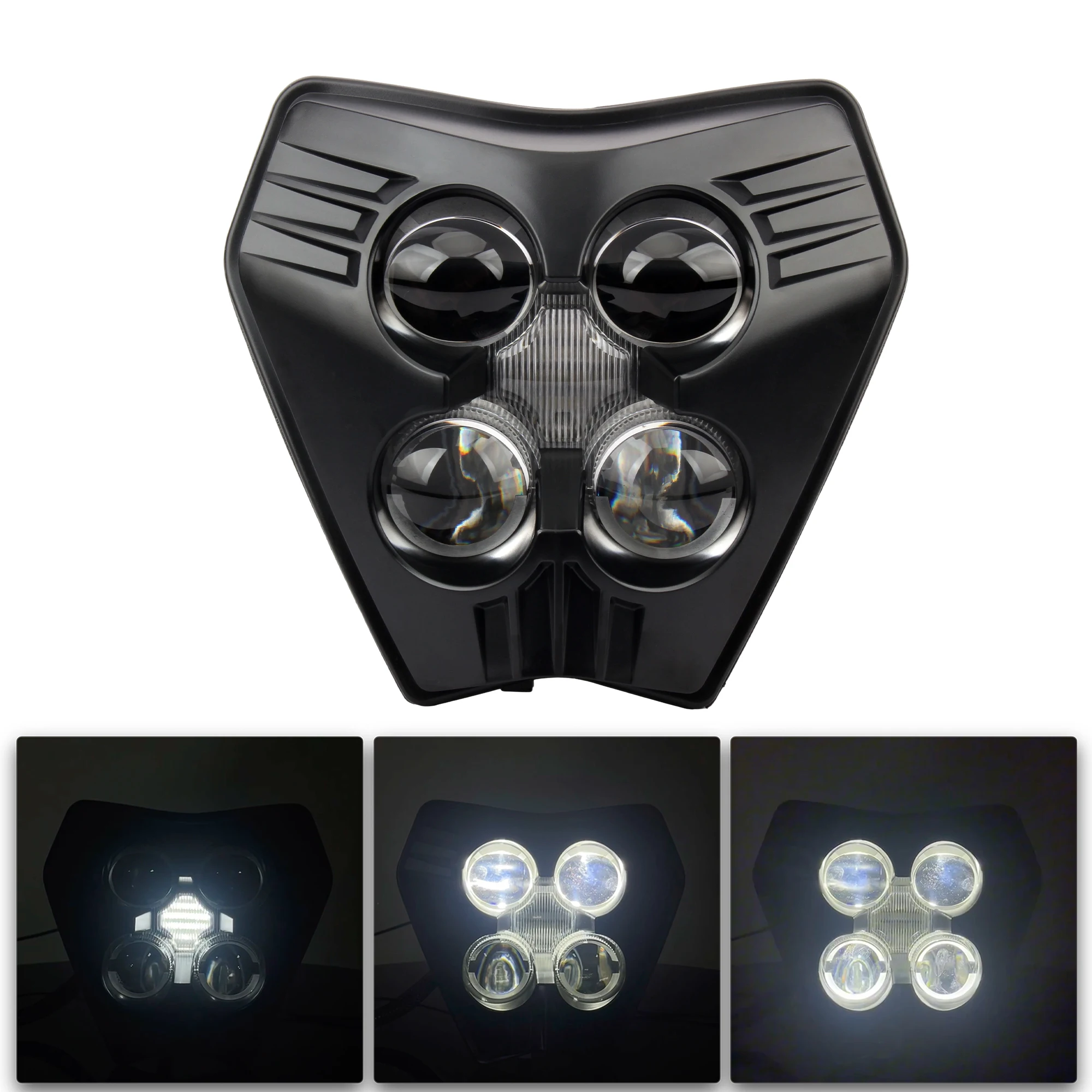 موتوكروس LED المصباح ل KTM 250 350 450 500 EXC-F ستة أيام بطل الطبعة 2024 2025 إندورو ديرتبايك كشافات استبدال