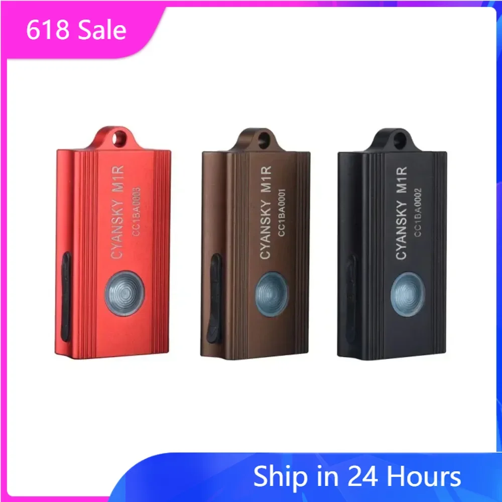 

CYANSKY M1R 200 Lumens Multifunctional LED Keychain Flashlight 55M Rechargeable Mini Light Multi Purpose Mini LED Torch
