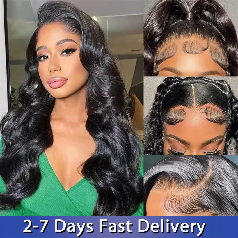 Glueless Body Wave Human Hair Lace Front Wig Glueless 6x4 Lace Closure Wig Bling Hair Brazilian Human Hair Wigs For Women