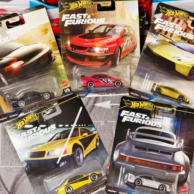 

Модель автомобиля Hot Wheels Fast & Furious 1/64 2025 Lamborghini Porsche Honda Toyota, коллекция моделей из сплава, модель автомобиля, игрушка в подарок