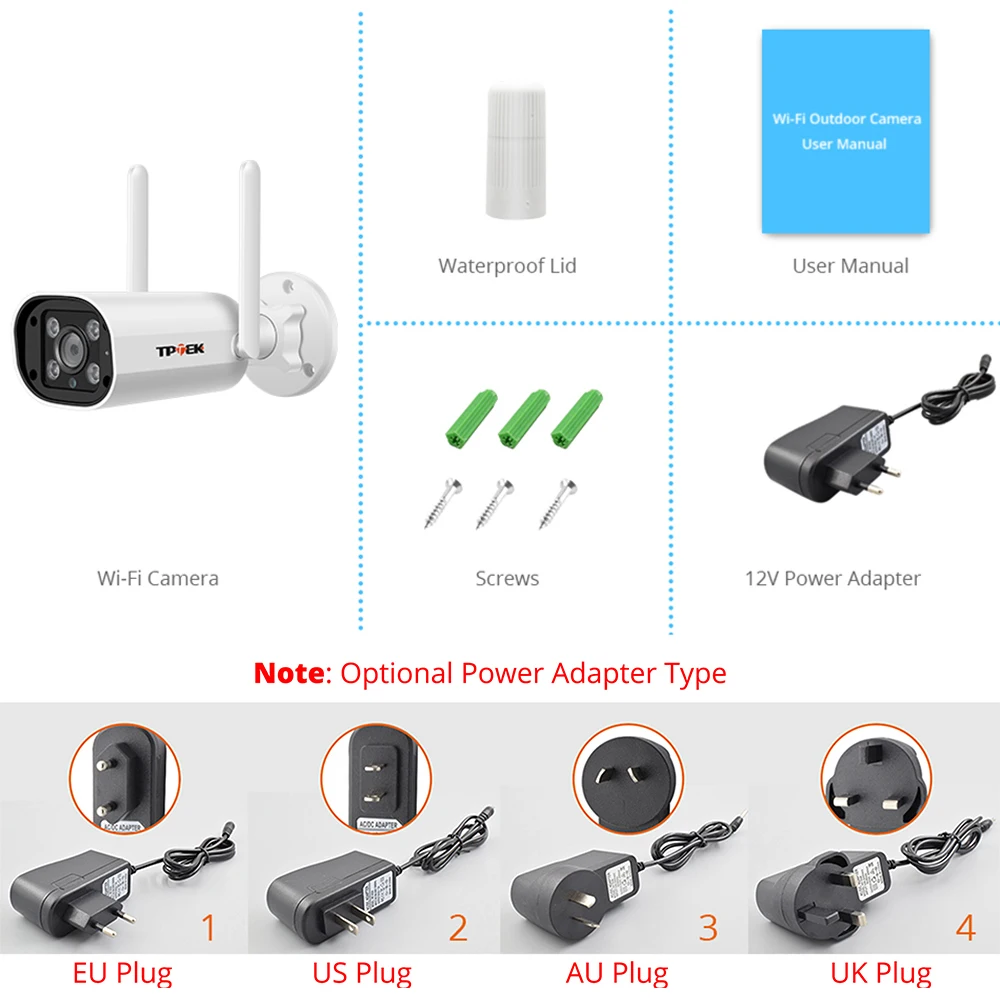 2K IP Camera Wifi Outdoor Surveillance Securtiy CCTV 4MP Wi Fi Camara Wireless Bullet Network Video Wi-Fi Waterproof CamHi Cam