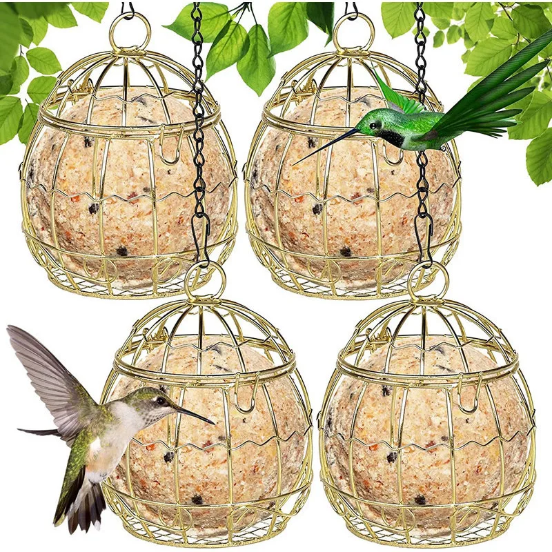 Outdoor courtyard garden hanging automatic bird feeder, small, durable, and rainproof – a must-have for spring bird feeding